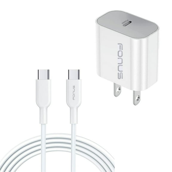 20W PD Home Charger for Samsung Galaxy Z Fold5/Fold4/Flip5/Flip4 - Fast Type-C 6ft Long Cable Quick Power Adapter USB-C