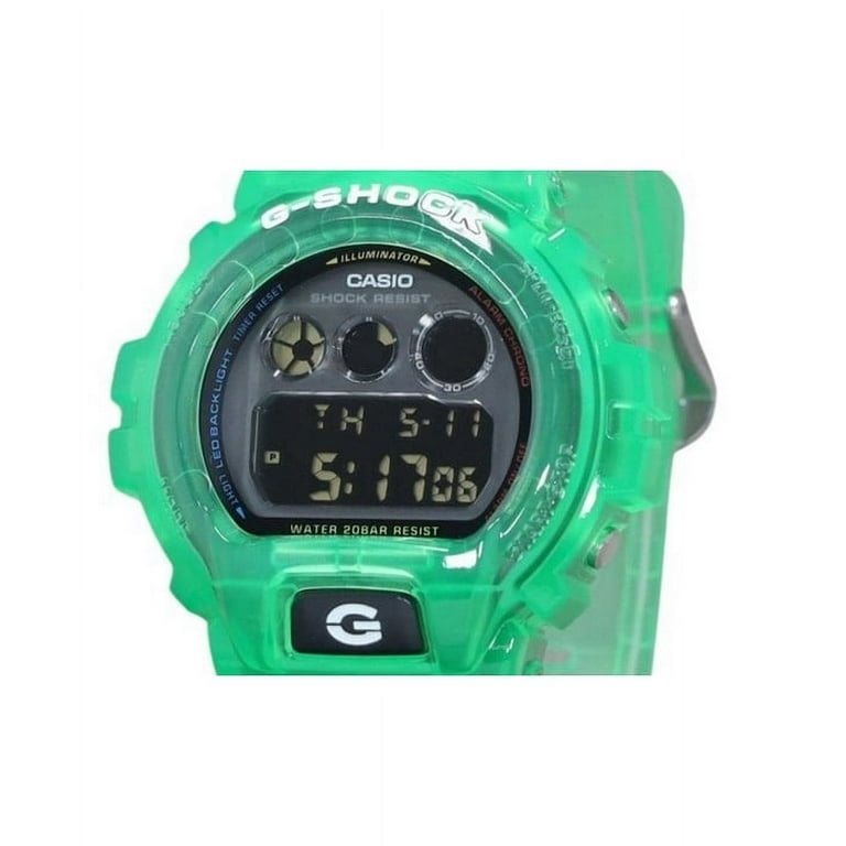 Casio G-Shock Joytopia Digital Translucent Green Resin Strap
