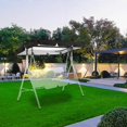 thumbnail image 2 of Swing Waterproof Polyester Cloth Canopy, Garden Swing Seat Replacement Canopy, Double Swing Replacement Canopy, Outdoor Patio Swing Seat CoverTop Cove, 2 of 5