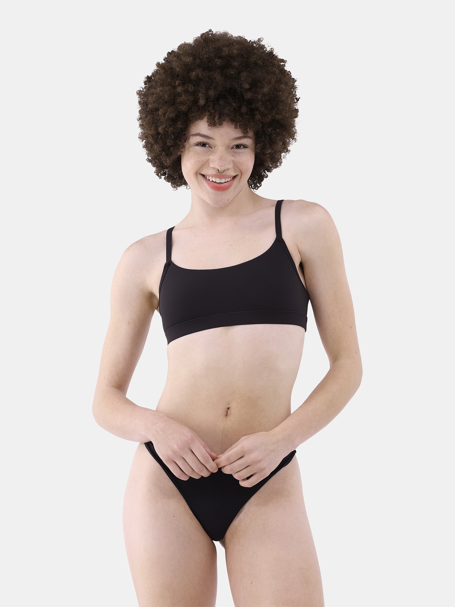 No Boundaries Fit Stretch Scoop Bralette, Women's XS-3XL