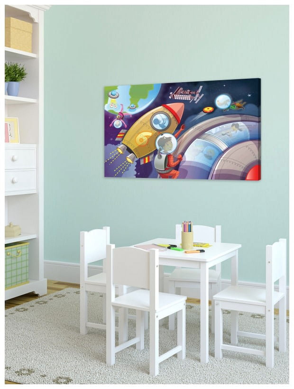 Marmont Hill "Astronauts" by Curtis Painting Print on Canvas