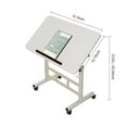 thumbnail image 5 of PanxHome Adult Lap Desks, Single Piece, 31.5 ft x 15.75 ft, White, 5 of 5