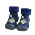 thumbnail image 5 of Mepaouo Baby Sock Shoes Boys Girls Non Slip First Walking Stockings Soft Rubber Sole Slippers 0-4 Years, 5 of 7