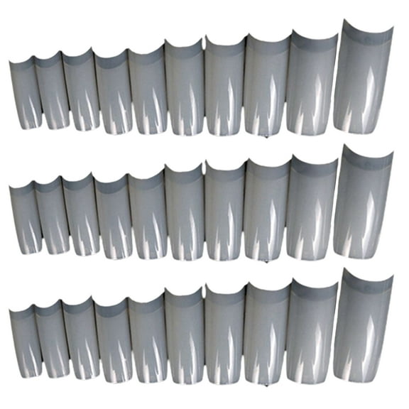 UDIYO 500Pcs/Box Nail Tips Flat Head Seamless Ultra Thin Long Lasting Transparent Nail Tips for Women