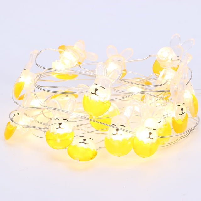 Lámpara Alambre de cobre del conejo con pilas de las luces de la cortina 20LED para el ornamento del partido del tema