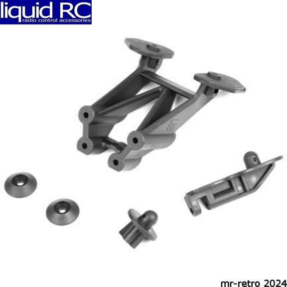 TEKNO RC LLC Wing Mount and Body Mounts 2.0 TKR9181 Electric Car/Truck Option Parts