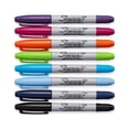 thumbnail image 2 of Rotuladores permanentes Sharpie de punta doble fina/ultrafina, 8 colores, 2 of 7