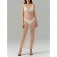 thumbnail image 3 of Biezeib Women Bikini Cover Long Sleeve Dress with Pearl Decoration, See Through Skinny Version Clothing, 3 of 6