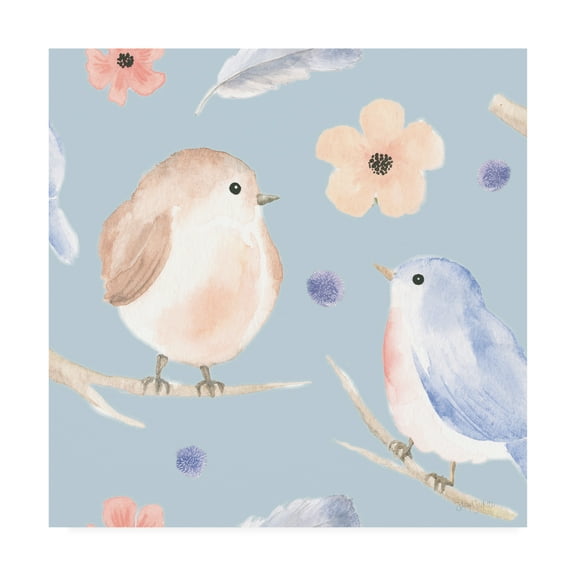 Trademark Fine Art 'Spring Sentiments pattern IA' Canvas Art by Jenaya Jackson