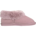 thumbnail image 4 of Womens Genuine Full Sheepskin Boot Slipper with Thick Sheepskin Cuff - Mushroom - US 8, 4 of 7