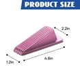 thumbnail image 2 of LAMIRO Door Stoppers for Bottom of Door,Wear-Resistant and Pressure-Resistant Door Wedge,Effectively Reduce Noise Under Door Noise Stopper,pink, 2 of 7
