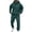 Dark Green&31^0709K, variant on Fabrcox M-5XL Sweatsuits for Men 2 Piece Fleece Lined Mens Hoodie and Jogger Set Causal Athletic Gym Sweatshirt Joggers Mens Track Suit Set 4XL