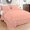 Peach, variant on 5 Piece Luxury 5 Inch Two Layer Ruffle Comforter 550 GSM All Season (Oversized Queen Size) Premium Super Soft - 800 TC, 100% Egyptian Cotton- Solid Peach Colour