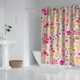 thumbnail image 3 of Waterproof Pioneer Shower Curtain 72x84 Inch Polyester Unique Cute Floral Shower Curtain for Bathroom Hotel Home Decor with 12 Plastic Hooks, 3 of 5