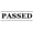 Black, variant on Printtoo Passed Self Inking Rubber Stamp Pre-Inked Office Stamp- Home Office Business Stationery, 47 x 20 mm Black