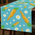 thumbnail image 3 of asddcavvf Décoration Table Chemin de Pâques en Lin Imprimé Lapin Nappe de Fête de Vacances Nappe, 3 of 5