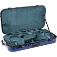 thumbnail image 5 of Crossrock Fiberglass Double Case with TSA Lock for Two A/F Style Mandolins-Navy Blue, 5 of 6