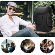 BANGE Unisex Waterproof oxford fabric 15.6 Laptop Backpack, Black