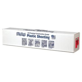 6 Mil Black Polyethylene Sheeting - 1 Foot Wide X 300 Feet Long Roll (Polyfilm)