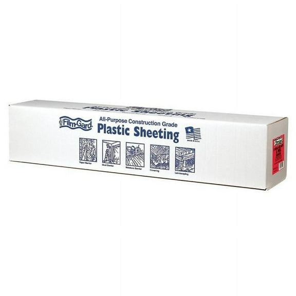 Berry Plastics  6 mil x 6 x 100 ft. Plastic Sheeting - Black