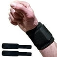 thumbnail image 4 of 1 Pair Hook Loop Fasteners High Elastic Fitness Braces Breathable Adjustable Fitness Wrist Straps Sports Accessories -A, 4 of 8