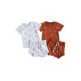 thumbnail image 7 of Qiylii Baby 2-piece Outfit Set, Short Sleeve Sun Print Tops+Shorts, 7 of 7