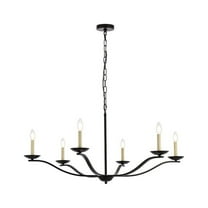 Trey 42 inch pendant in black