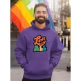 thumbnail image 2 of Love For All Colorful Banner Hoodie Men -Smartprints Designs, Male 5X-Large, 2 of 4
