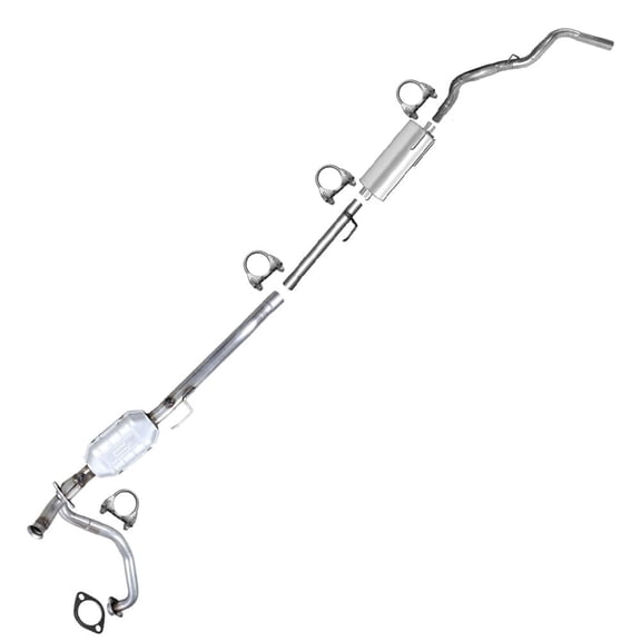 Northeastern Exhaust Catalytic, Extension Pipe, Muffler & Tailpipe Fits 2002-2003 Dodge Ram 1500 4.7L - Direct Fit EPA-Approved