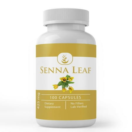Pure Original Ingredients Senna Leaf, 100 Capsules Always Pure, No Additives or Fillers, Lab Verified
