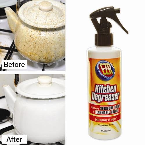 Ezr Kitchen Degreaser Safe To Use On Stove Fridge Oven Countertop Microwave Fans And Fryers 8 Fl Oz Walmart Com Walmart Com