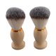 thumbnail image 2 of 2Pcs Badger Hair Men'S Shaving Brush Salon Men Facial Beard Cleaning Appliance Shave Tool Razor Brush with Wood Handle for Men, 2 of 5