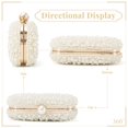 thumbnail image 3 of Bolso de noche Emprier Pearl Beaded Clutch para mujer, 3 of 5