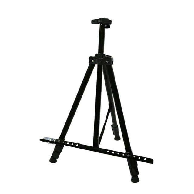 yuksok Display Easel Tripod Stand Folding Tripod Display Stand for Photo Frame Painting Black