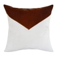 thumbnail image 2 of Laddha Home Designs Handwoven Color Block Throw Pillow - 20 " - Cream and Brown, 2 of 7