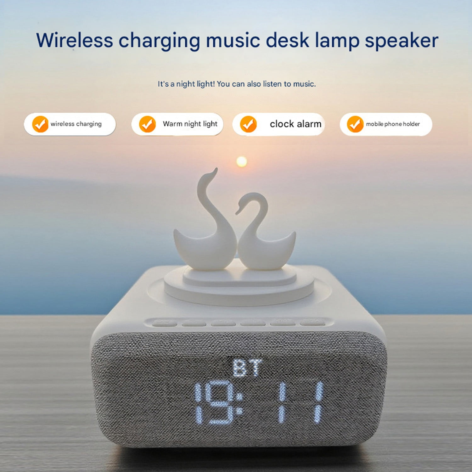 JBL Horizon Multifunctional Alarm Speaker - Bluetooth, USB