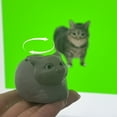 thumbnail image 2 of Oiia Oiia Juguete para gatos Oiia Oiia Gato Oiia Oiia Juguete para gatos Juguete giratorio Juguete novedoso y caprichoso Escritorio para niños y adultos Juguete para aliviar el estrés, 2 of 8