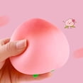 thumbnail image 4 of 3*3In Squeezy Peach - Squishy for Adults, Slow Rebound Sensory Fidget for Desk Relaxation, Anxiety Management for Professionals,18+ Only, 4 of 9