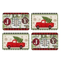 Briarwood Lane Checkered Christmas Placemat (4-pack)