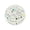 12"_Round, variant on Mother's Day DIY Handprint Gift Kit, Large DIY Handprint Stepping Stone Kit, Indoor Outdoor Family Keepsake Gift, Includes 1 Round Mod, 26 Letter Stamps, and Colored Stones (10 Inch)