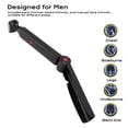 thumbnail image 5 of Nieyigj Men Electric Back Hair Trimmer with Telescopic Long Handle, USB Rechargeable Grooming Kit, 2 Heads, Black (12.2 inches / 31 cm), 5 of 6