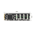 thumbnail image 3 of M.2 M+B Key to 4x RS232 Serial Adapter Card M.2 Expansion Card 4 Port, 3 of 5