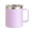 Purple#004, variant on Coffee Stainless Steel Mug with 2 Lids & Handle, 12oz Insulated Travel Cup, 304 Double Wall Vacuum Thermal Tumbler with Leak Proof Lid for Office Home Camping Commute, White