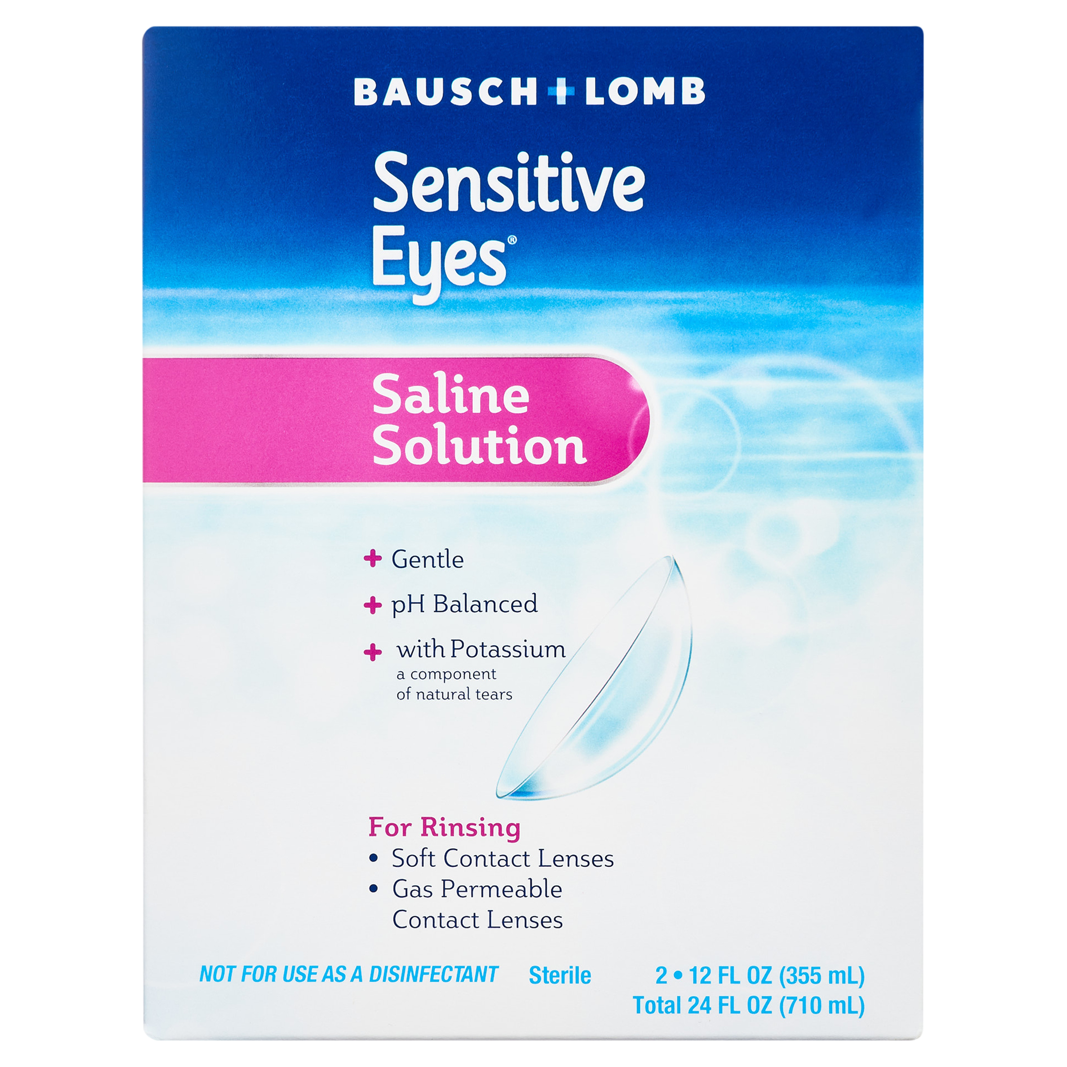 Sensitive Eyes® Plus Saline Solution 2 x 12 fl oz (355 mL) - image 5 of 8
