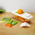 thumbnail image 6 of Mainstays 11 Pieces Multi-Function Nice Dicer and Mandoline, Stainless Steel, Green Glaze, 820g, 6 of 10