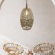 thumbnail image 4 of Pantalla de lámpara colgante Boho, cuerda de papel, decoración de ratán, cubierta de araña tejida para Medio, 4 of 8