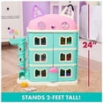 thumbnail image 3 of Casa de muñecas Gabby's Dollhouse Gabby's Purrfect con 15 piezas sonidos y aplicación, 3 of 5