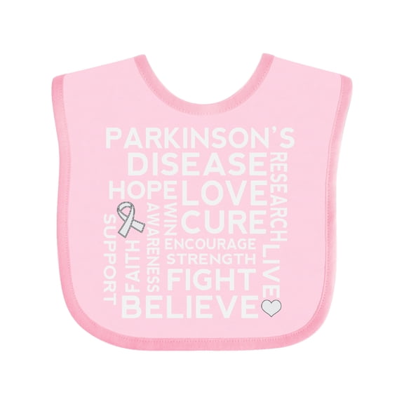 Inktastic Parkinsons Disease Awareness Boys or Girls Baby Bib