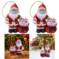 thumbnail image 1 of 2x Estatuilla de Máscara Facial con Papá Noel en Cuarentena, Regalo para Decoración de Escritorio para Niños, Accesorios para árboles de Navidad para Macarena Figuras de Papá Noel, 1 of 8