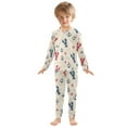 thumbnail image 3 of joogoo Anchors Starfish Lobsters 2 Piece Long Sleeve Tee and Pants Cotton Pajama Set 8Y, 3 of 7